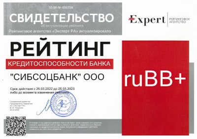 Сибсоцбанк рейтинг